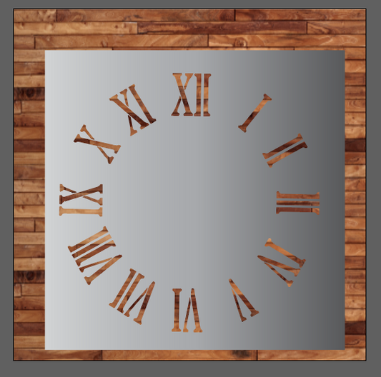 Clock 1 Stencil