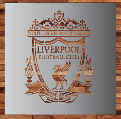 Liverpool FC Stencil