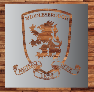 Middlesbrough FC Stencil Stencil