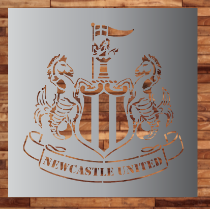 Newcastle United FC Stencil Stencil