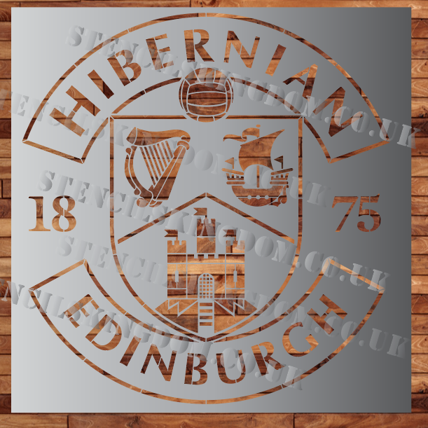 Hibernian Edinburgh FC Stencil