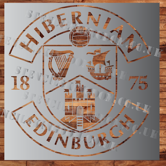 Hibernian Edinburgh FC Stencil