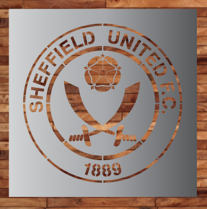 Sheffield United FC Stencil Stencil